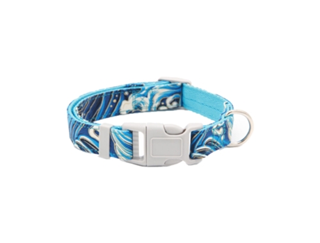 Collar de perro floral con suave sarga para perras, margaritas y flores.