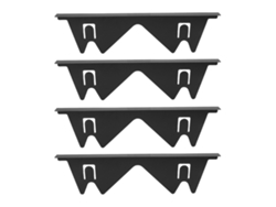 4 Piezas De Tapas Ajustables De Acero Inoxidable Para Rellenar Huecos En La Encimera De La Cocina (35-70 Cm)