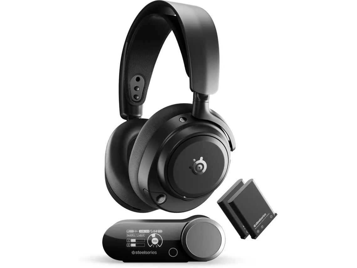 Auriculares STEELSERIES Arctis Nova Pro Omni (Over Ear - Micrófono - Negro) 
