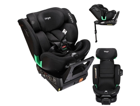 Silla de coche BBGO ST5 grupos 0-1-2-3 para niños de 40-150 cm Isize Iso-fix 360 black