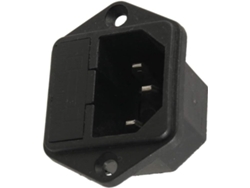 Conector de entrada de alimentación IEC320 C14 negro, CA 250V 10A CHABERLU (e1b4369c96011f99744994c20caa7a1c)