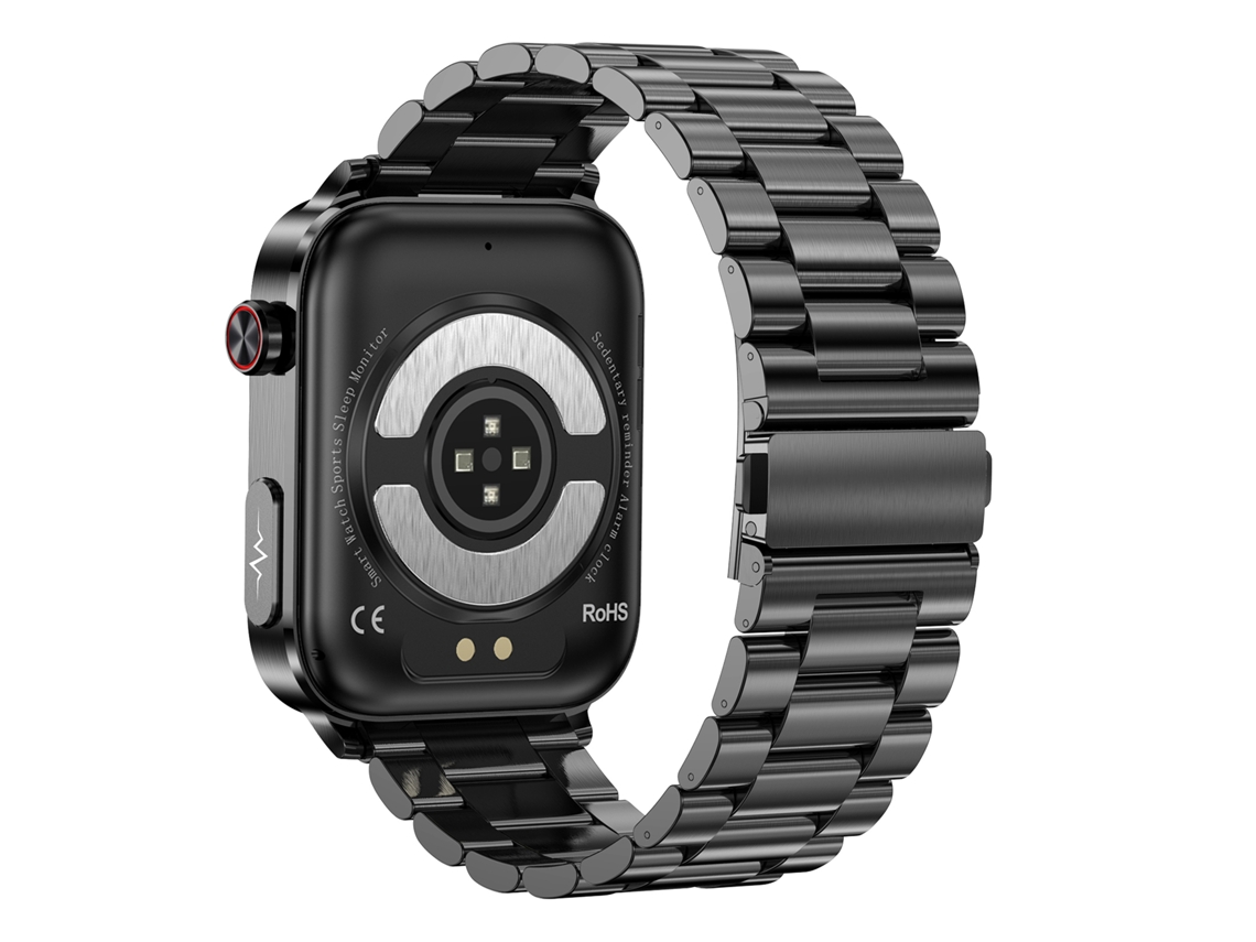 Reloj Inteligente Con Llamada Bt Y Monitor De Salud, Con Monitor De Presión Arterial Y Glucosa, Resistente Al Agua Ip67