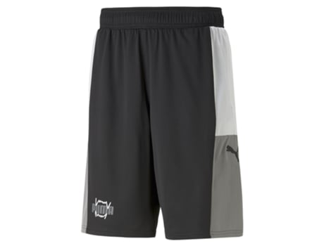 Pantalones Cortos de Baloncesto para Hombre PUMA (L - Negro)