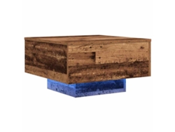 Mesa de centro antigua de madera 55 x 55 x 31 cm MAISON EXCLUSIVE