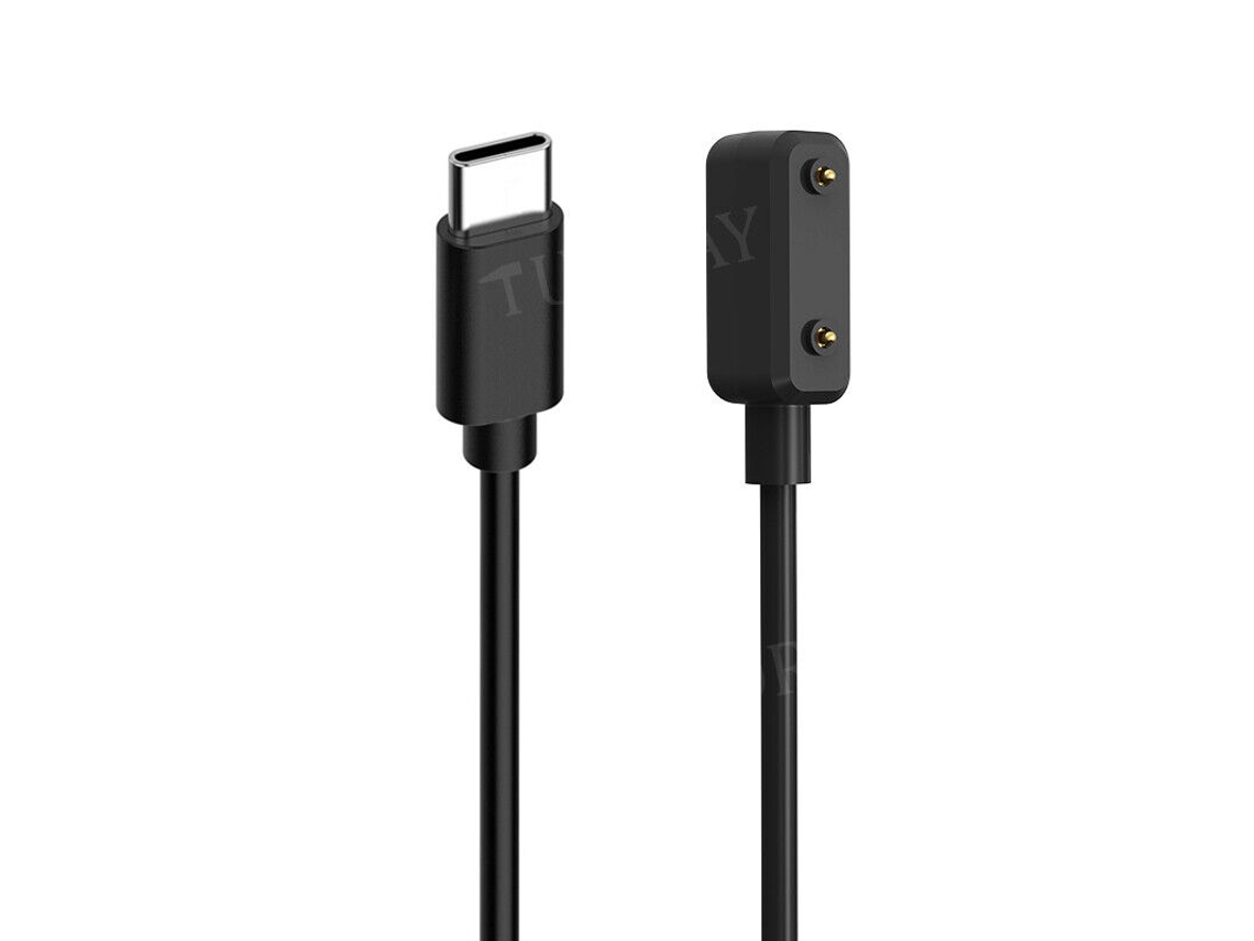 Carregador para Relógio Samsung Galaxy Fit 3 Sm-R390 Cabo de Carregamento Magnético Preto GERTIZ
