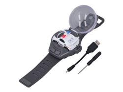 Reloj blanco con control remoto mini USB para coche de juguete