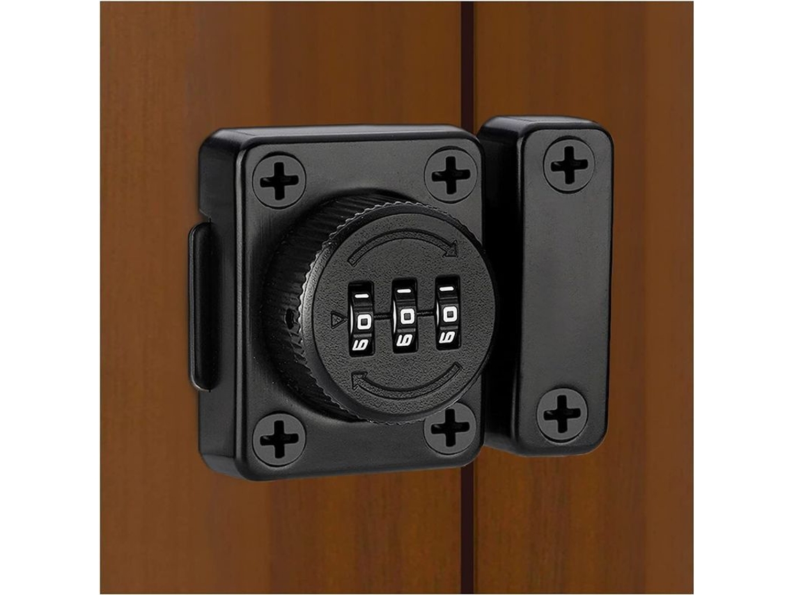 Cerradura Mecánica De Combinación, Cerradura Giratoria Mecánica Para Puerta De Dormitorio Sin Llave Con 3 Dígitos.