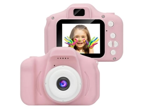 Filmadora Children's Digital Mini recargable Children's 13 Million Pixels Smart X2S Upgrade Version Pink