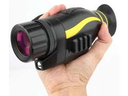 Monocular digital de visión nocturna 5x35 IR óptico de 16 GB para observación y caza, color negro Yizhood