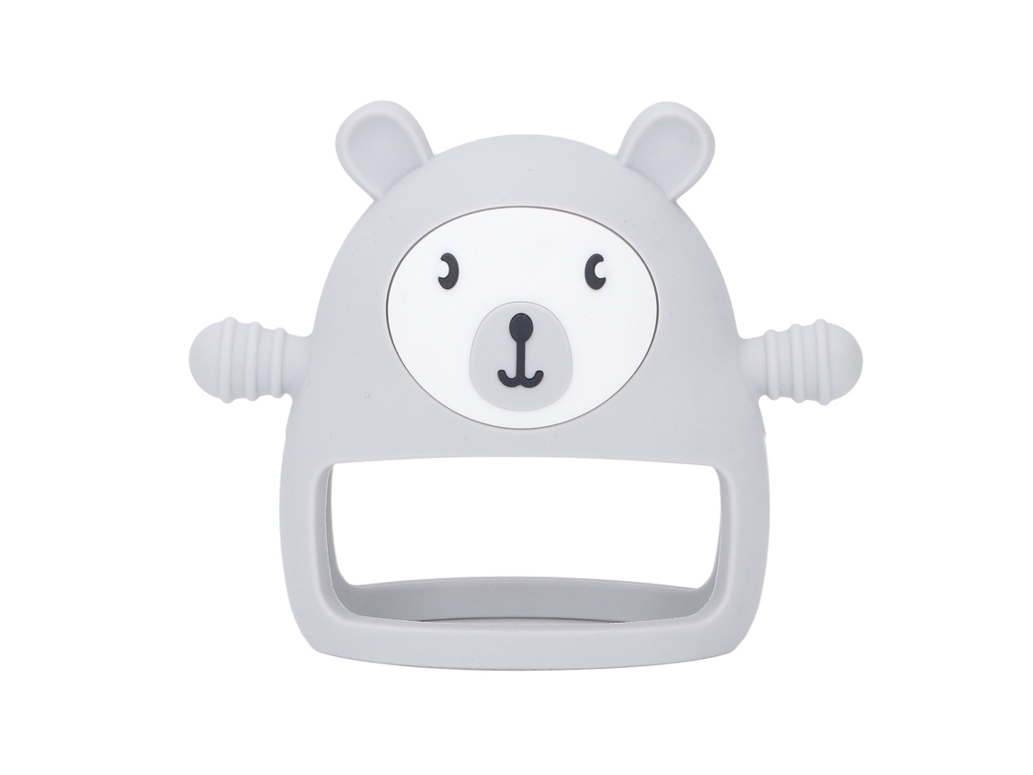 Juguete de silicona para la dentición del bebé, chupete adorable para bebé, juguete para masticar suave y seguro.
