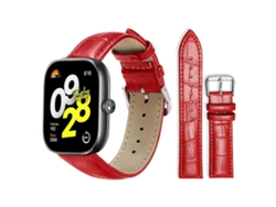 Correa para Xiaomi Band 9 Pro / Redmi Watch 6 / 5 - Piel - Hebilla - Textura de bambú