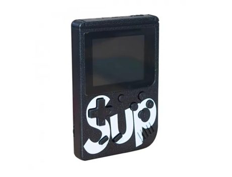 Mini Consola de videojuegos Retro KLACK K-SUP GameBox (Funciona portatil y conectada a TV) - Negra KLACK