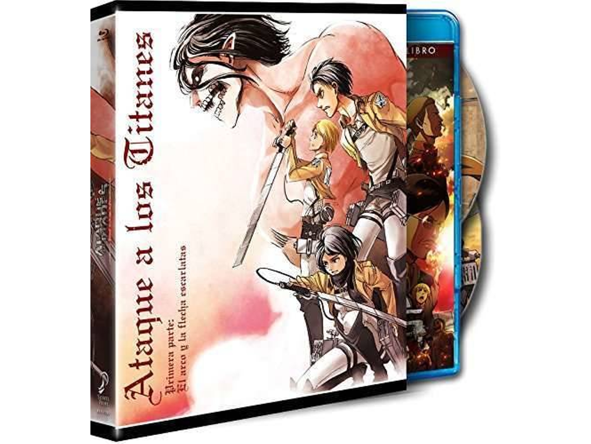 Blu-Ray Ataque A Los Titanes. - Parte 1: El Arco Y La Flecha. - Edición Ilustración Conmemorativa De Hajime Isayama