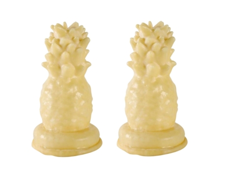 2 moldes para velas de piña de látex de 12 cm GRAINE CRÉATIVE