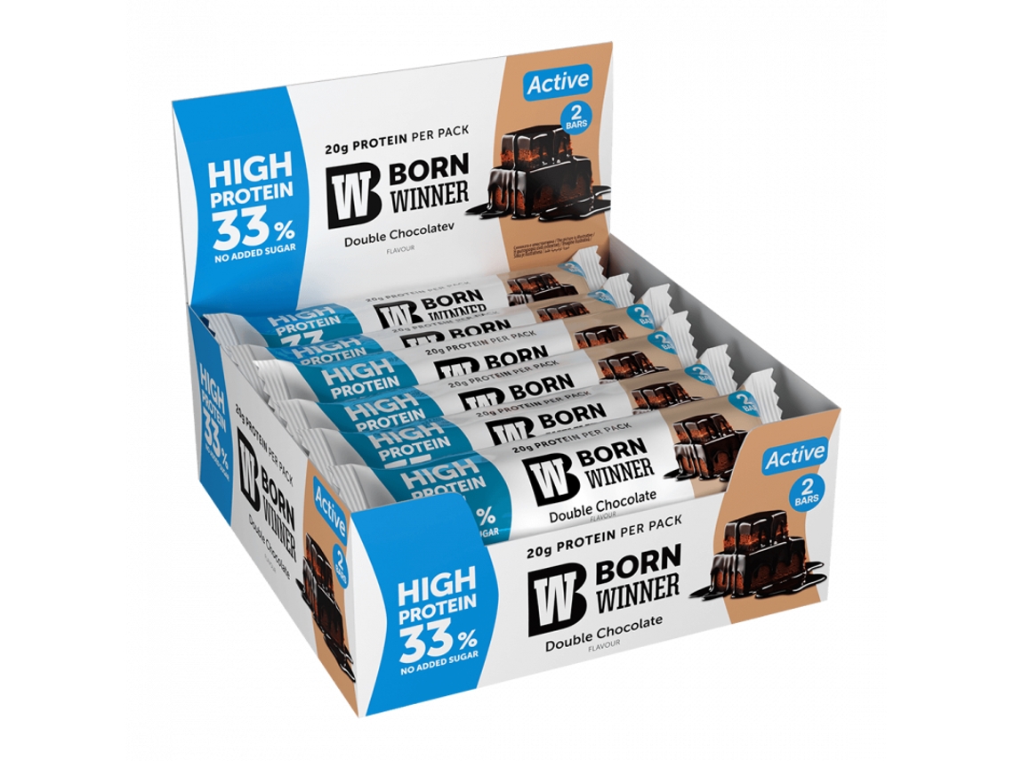 Barrita de proteína activa Born Winner 12 unidades (2 x 30 g)