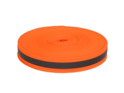 Cinta Reflectante Fluorescente Naranja, Suave, Duradera Y Flexible, Para Seguridad Nocturna, 50 Yardas.