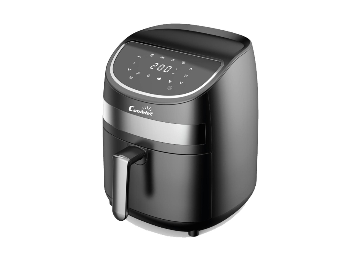 Freidora de Aire COMELEC Fa3503 (3.5 kg - Negro y Plata)
