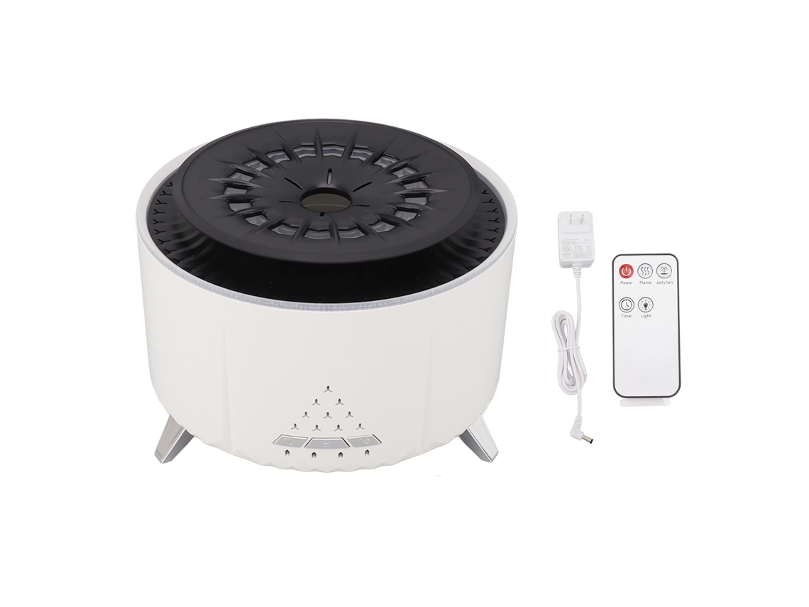 Difusor de aromas con forma de llama y altavoz Bluetooth