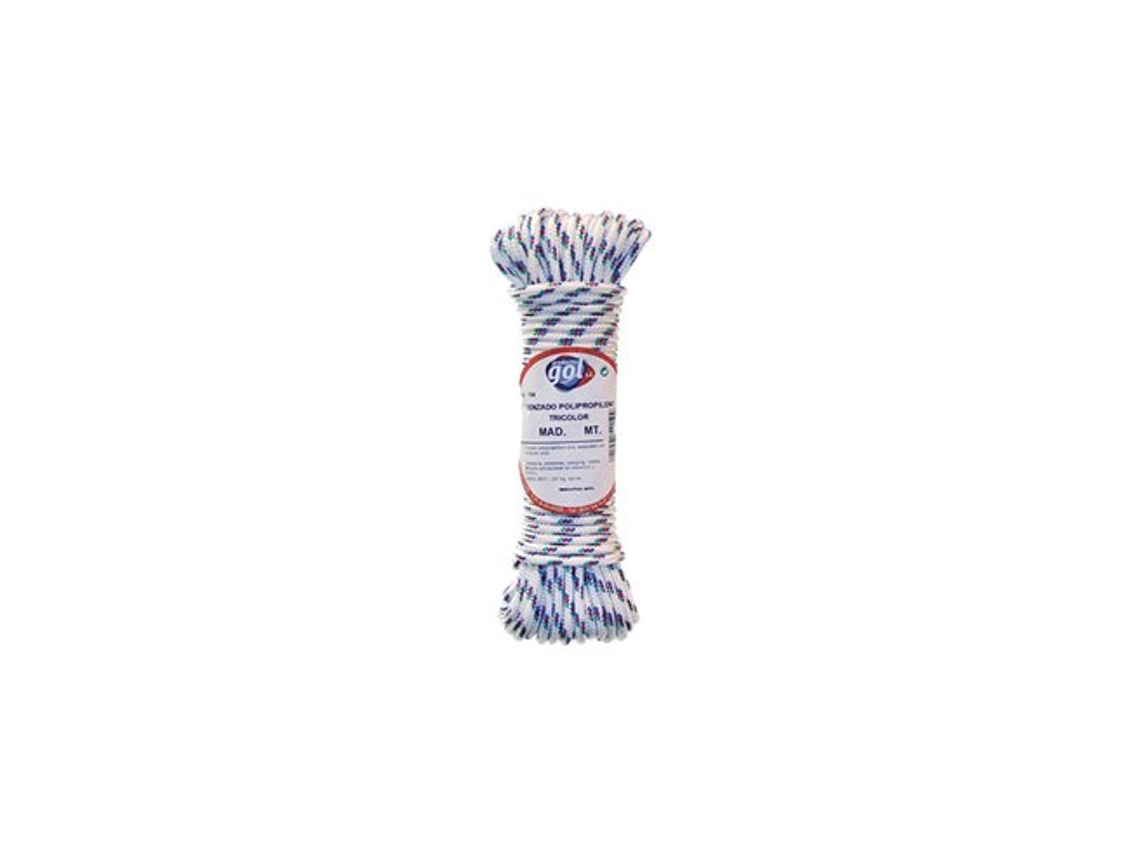 Madeja 10mt Cuerda De Tender 5mm Tricolor 154100 Gol
