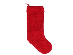 Meia De Natal (decoração Fofa De Fio Gross)