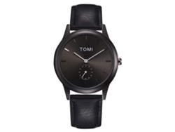 Reloj De Pulsera Para Hombre Tomi Noble Analógico Gran Dial Cuarzo Correa Pu Casual