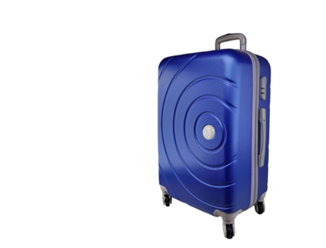Maleta Grande Rígida de Viaje Equipaje Azul con 4 Ruedas 360 y Candado de Seguridad DORREGO