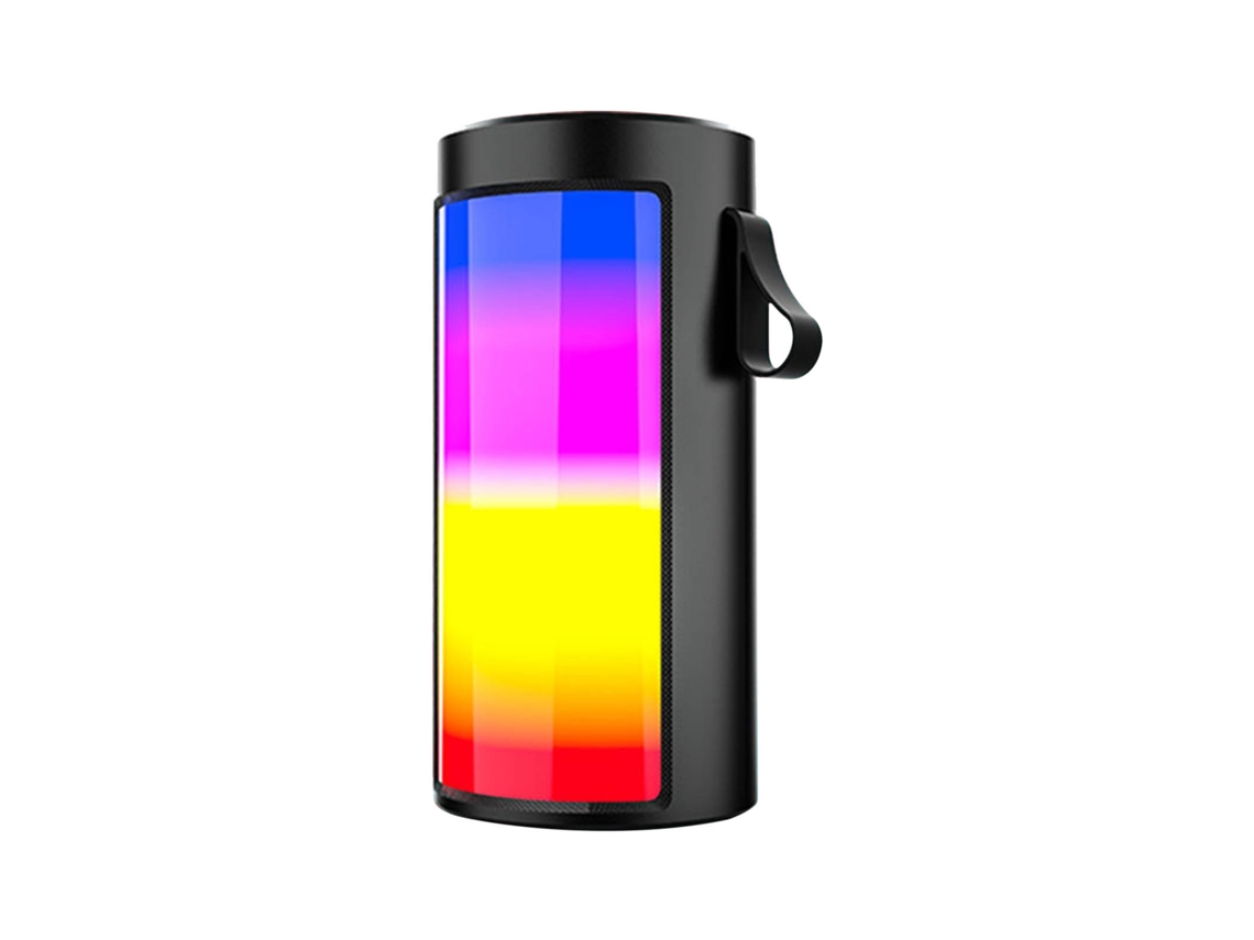 Altavoces inalámbricos portátiles Bluetooth Luces LED RGB 4 modos de ritmo