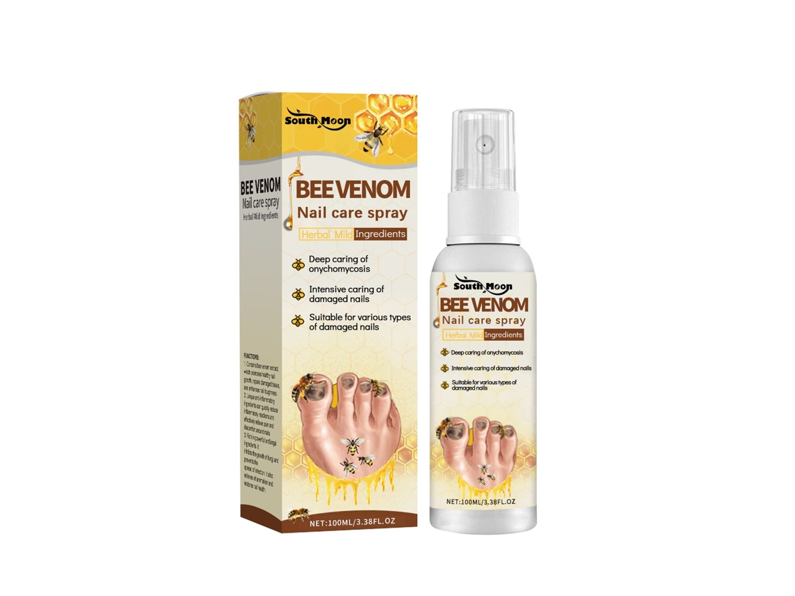 Spray para el cuidado de las uñas con veneno de abeja