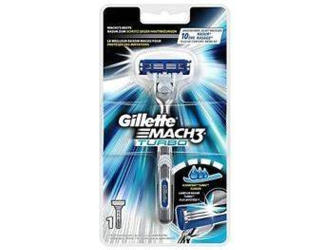 Lamina de Afeitar GILLETTE Mach 3 Turbo Maquinilla 1 Ud Man ,