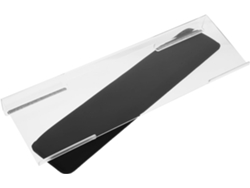 Soporte De Teclado Inclinable Con Reposamuñecas Integrado, Transparente, Para Oficina, Compatible Con