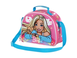Fiambrera 3D Barbie Rainbow, rosa