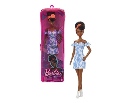 Muñeca BARBIE Fashionista Vestido Vaquero Decolorado (Edad Mínima Recomendada: 3 años)