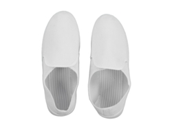 Zapatos De Seguridad Antiestáticos De Lona De Pvc Para Fábricas De Electrónica, Taller Libre De Polvo, Color Blanco 39