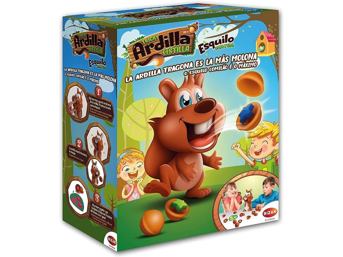 Juego de Mesa BIZAK Tricky Ardilla (Edad Minima: 3 años)