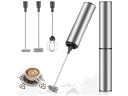 Espumador De Leche Eléctrico Recargable Por Usb, Mini Espumador Con 2 Velocidades Para Capuchino Y Café Con Leche.