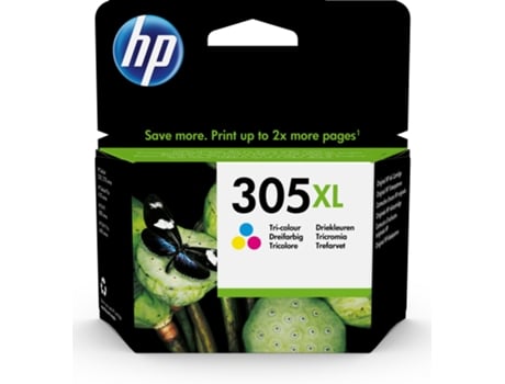 HP Cartucho de tinta Original 305XL de alta capacidad tricolor