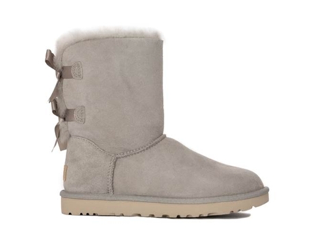 Botines UGG Bailey Bow Ii Piel Gris (41)