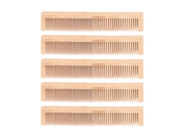 5pcs Bambu Pente Descartável Phyllostachys Pubescens Para Hotel Escova De Cabelo