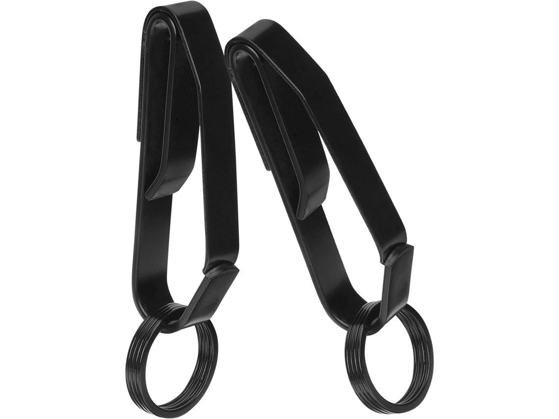 Llavero frontal abierto de 2 piezas, llavero dividido, clip para cinturón, llaveros, soporte de liberación rápida personalizado Gokoco