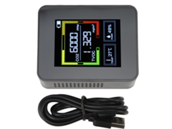 Detector De Dióxido De Carbono Znaz2co2, Monitor Inteligente De Calidad Del Aire 4 En 1, Termómetro E Higrómetro.