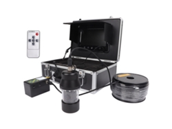 Cámara de pesca IP68 de 9 pulgadas, 360°, 38 LED, 1000 TVL, enchufe europeo.