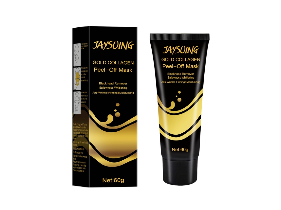 Mascarilla facial dorada de alta calidad para una piel radiante.