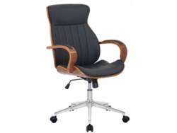 Silla de Escritorio DUDECOR (Acero - Nogueira)