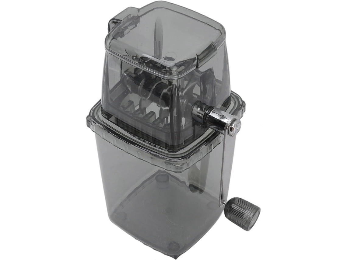 Trituradora de hielo, trituradora de hielo raspado manual, pequeña máquina rotativa de hielo raspado manual para uso doméstico y comercial con mango Rosewell