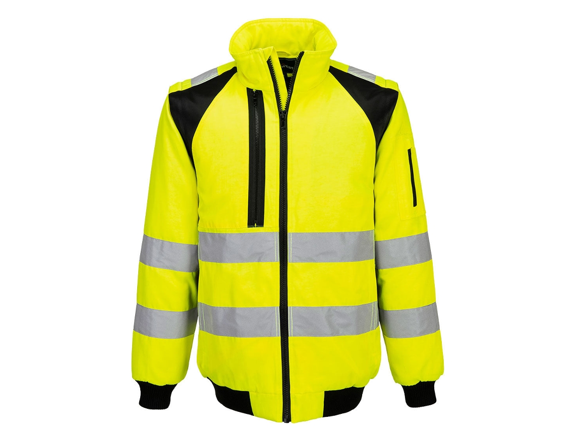 Chaqueta Alta Visibilidad 2 En 1 Wx2 Pilot | Impermeable Amarillo/negro / 6xl