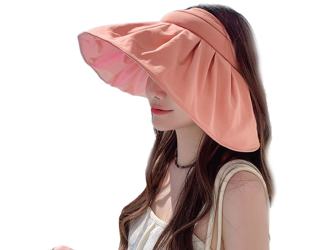 Sombrero de ala ancha con protección UV UPF 50+, ideal para tenis, golf y playa.