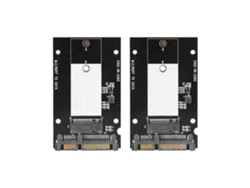 2 Unidades Tarjeta Adaptadora/conversora M.2 Ngff A Ssd Sata Iii De 2.5" (2242/2260)
