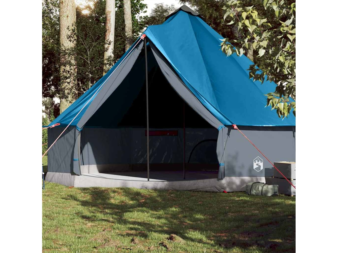 Tienda de campaña familiar tipi para 10 personas, impermeable, azul, Wsd835160 Lovely Home