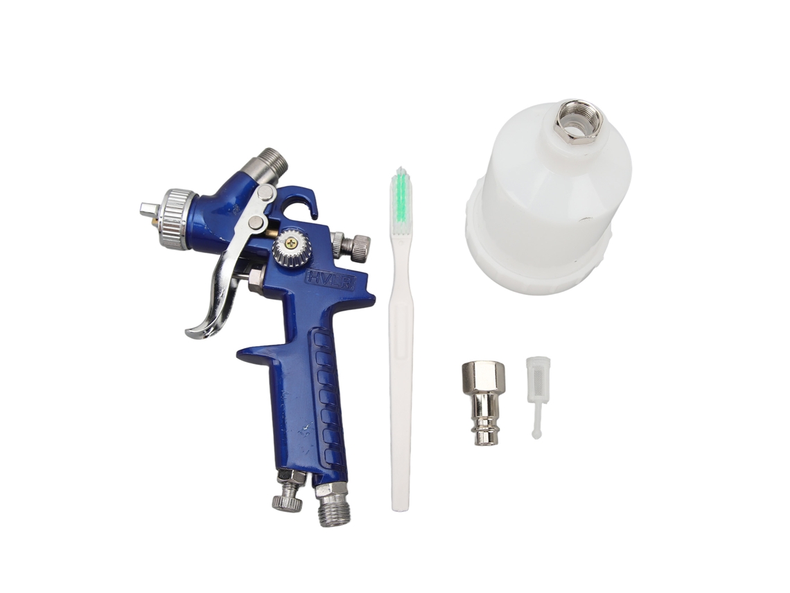 Pistola De Pintura Neumática Hvlp De Alimentación Por Gravedad Para Madera, Metal Y Plástico Con Amplia Aplicación.