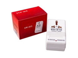 Convertidor De Potencia Sw-s12 De 100 W, Transformador Eléctrico De 2 Canales, Enchufe Estadounidense Para Electrodomésticos.